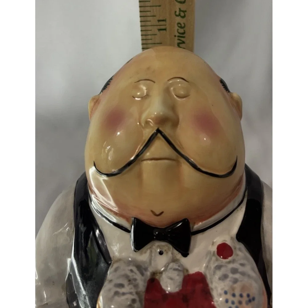 Vintage T. Flickinger Certified International Ceramic Butler Utensil Holder